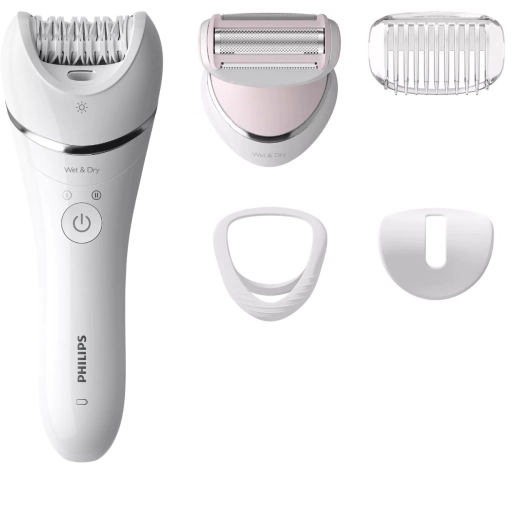 Епилатор Philips Series 8000 Wet & Dry, 5 принадлежности
