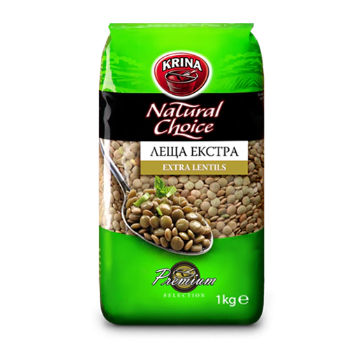 Леща екстра Крина Extra lentils 10 x 500 г 