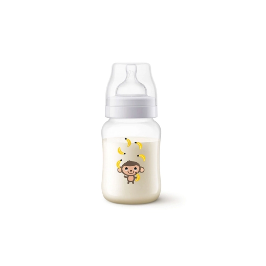 Шише за хранене Anti-Colic Philips AVENT Classic 260 мл - маймунка