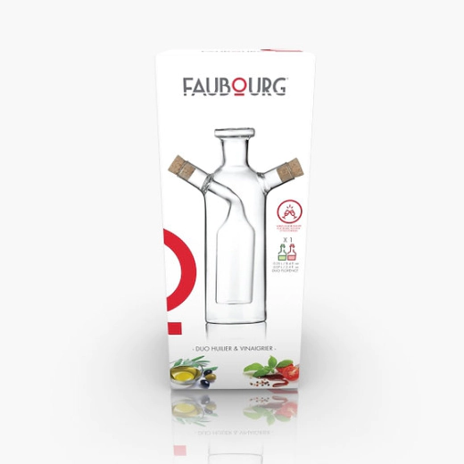 Двоен диспенсър за олио и оцет Faubourg - 230 мл + 70 мл