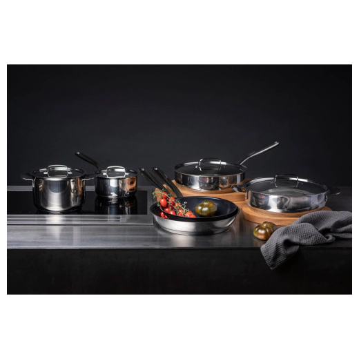 Тиган за пържене Fiskars All Steel с незалепващо керамично покритие, 28 см