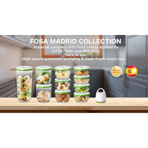 Кутия за вакуумиране Fosa Madrid - 600 мл