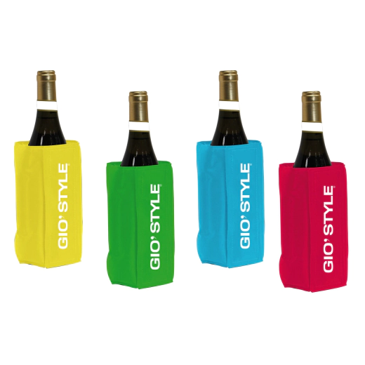 Охладител за бутилки Gio Style Fun Colors с велкро, 34 см, зелен
