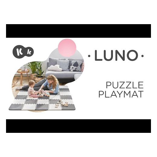 Мек пъзел с форми KinderKraft LUNO SHAPES, жълт
