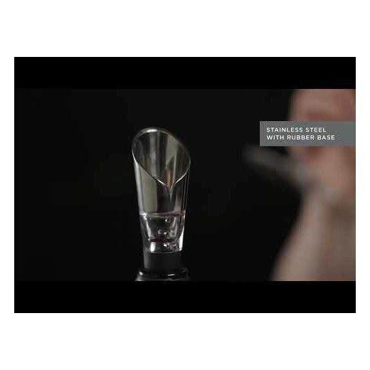 Аератор / наливник за вино Viski Aerating Silver
