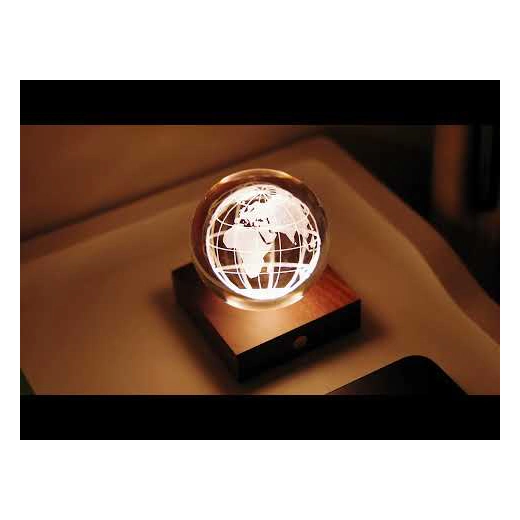 Смарт лампа Gingko 3D Amber Crystal - Глобус