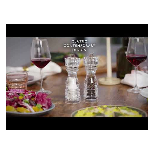 Мелничка за сол Cole & Mason London - 30 см, прозрачна