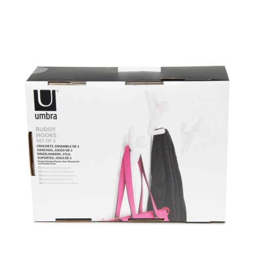 Комплект от 3 броя закачалки за стена Umbra Buddy