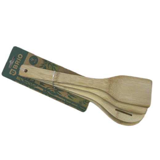Сет бамбукови прибори за готвене Brio Bamboo - 4 броя