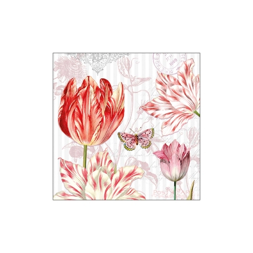 Салфетки Ambiente Tulips postcards, 20 броя