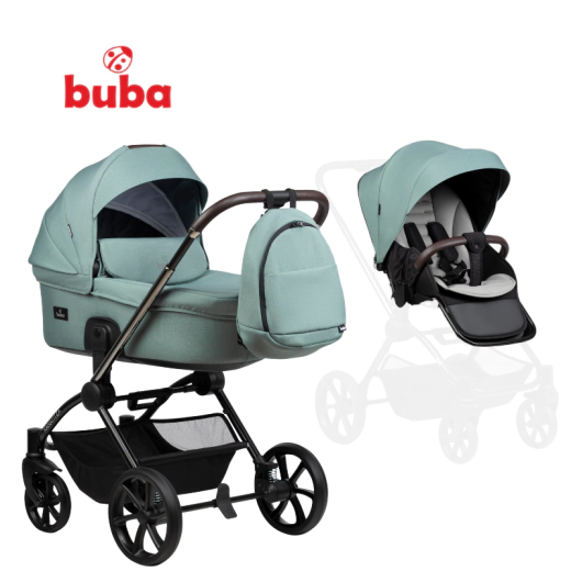 Бебешка количка Buba Kanatitza 2в1, Mentha