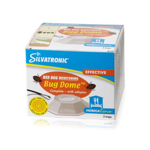 Комплект електрически капан Silvatronic Bug Dome за дървеници, 1 уред и 3 капана