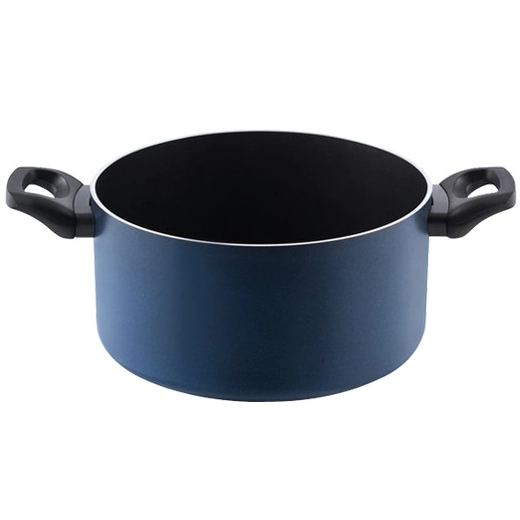 Тенджера с незалепващо покритие Kelomat Rustica Plus Induktion Blue, 5.8 л - 24 см