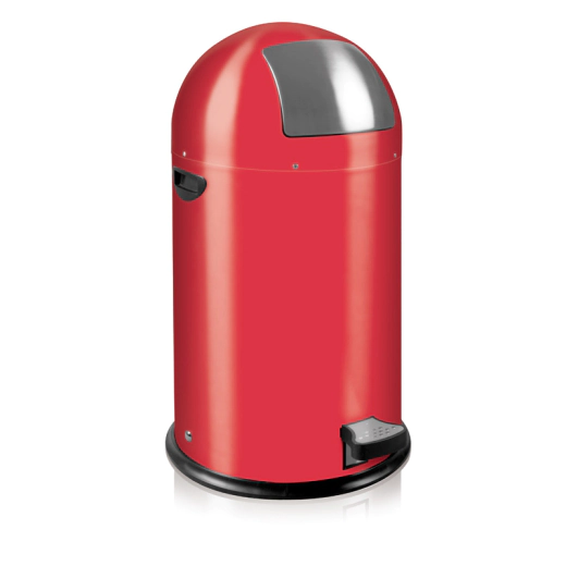 Кош за отпадъци с педал Eko Kick Can, 33 л - червен
