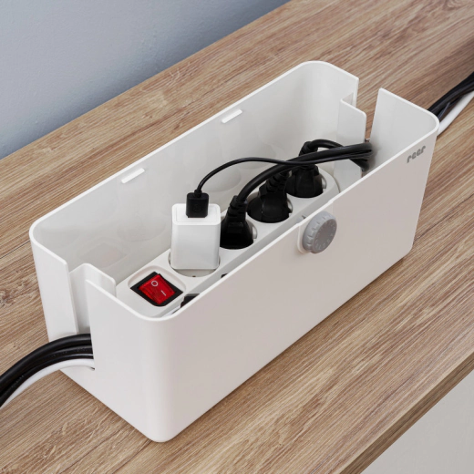 Кутия за кабели Reer CableGuard 78020 - бяла