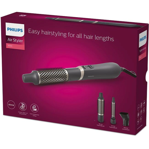 Уред за оформяне на прически с въздух Philips, 800 W