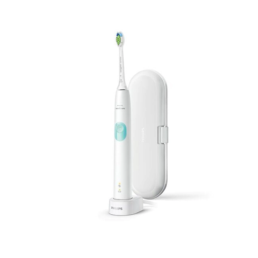Електрическа четка за зъби Philips Sonicare Series 4300, цвят бял