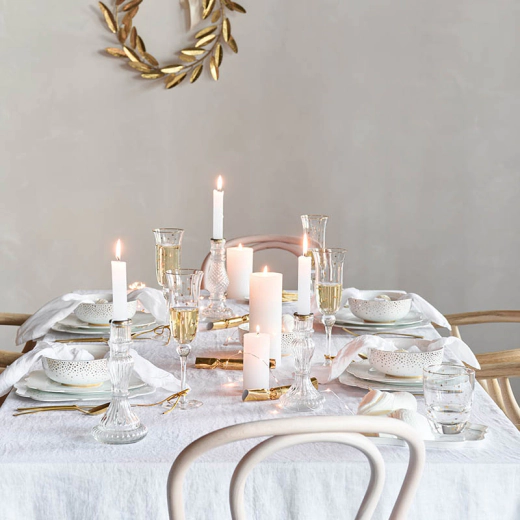 Чиния Pip Studio Royal Winter, 17 см, бяло злато