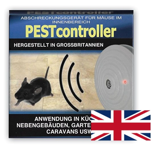 Ултразвуков уред прогонващ мишки за 92 кв. м. Concept Research Pest controller, захранване с батерия 9V