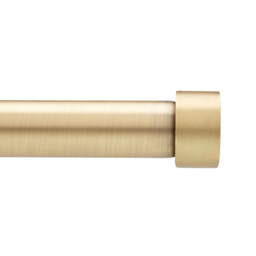 Корниз Umbra Cappa размер 183 - 366 см, цвят месинг 