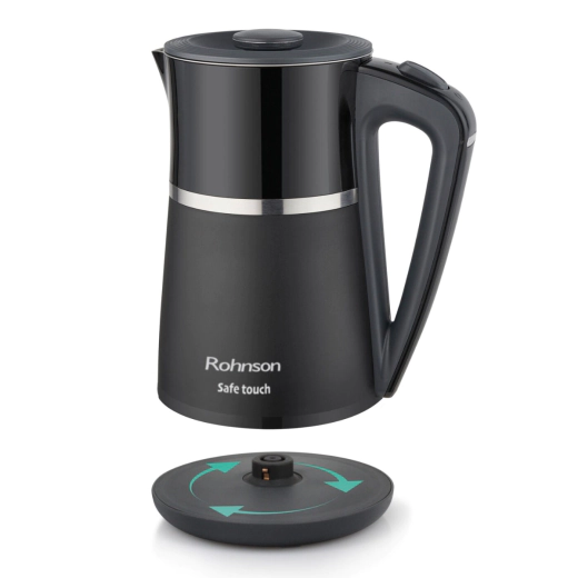 Електрическа кана Rohnson R-7534 Safe Touch, черна