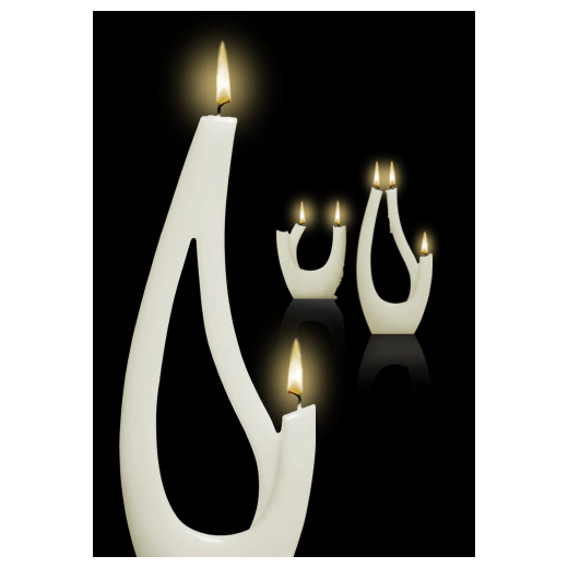 Свещ Alusi Saba Petit White (0041)