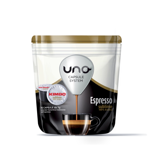 Кафе капсули Kimbo Uno Capsules Sublime - 16 бр х 7 г