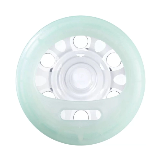 Ортодонтични залъгалки Tommee Tippee Breast-Like Night 0-6 м, 2 броя, с кутия за стерилизиране и съхранение