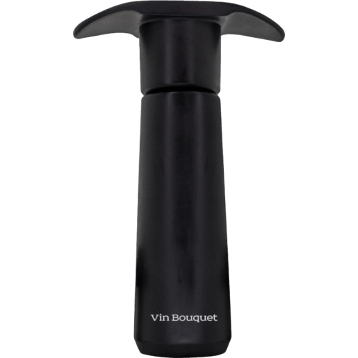 Ръчна вакуум помпа с 4 броя тапи Vin Bouquet - черна