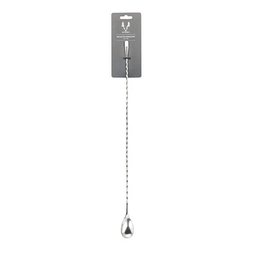 Лъжица за коктейли Viski Weighted Silver - 40 см