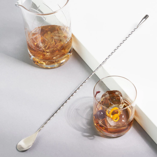 Лъжица за коктейли Viski Weighted Silver - 40 см