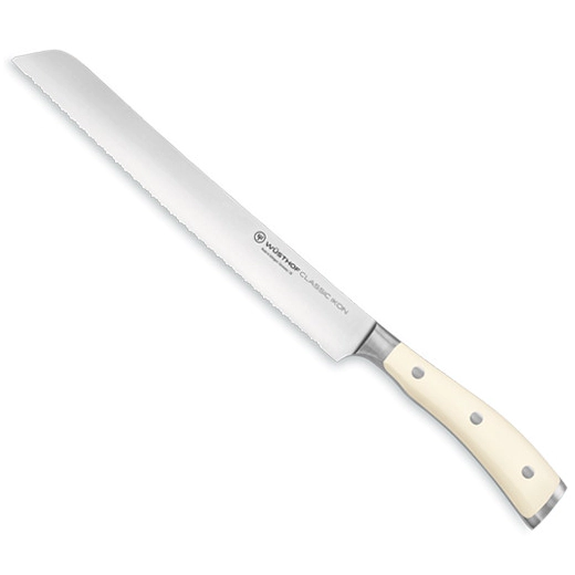Нож за хляб Wusthof Classic Ikon Crème двойно назъбено острие,  23 см