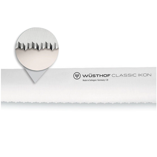 Нож за хляб Wusthof Classic Ikon Crème двойно назъбено острие,  23 см