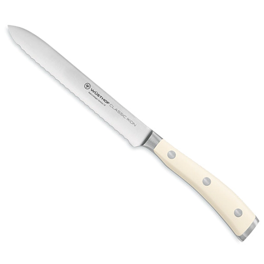 Кухненски нож Wusthof Classic Ikon Crème назъбено острие, 14 см