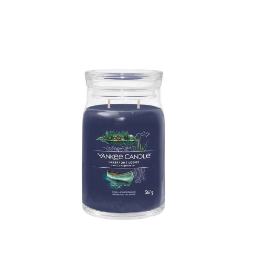 Ароматна свещ в голям буркан Yankee Candle Signature Lakefront Lodge