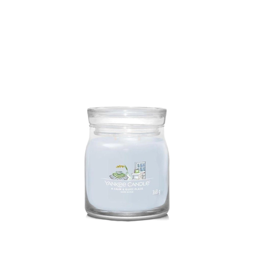 Ароматна свещ в малък буркан Yankee Candle Signature A Calm & Quiet Place
